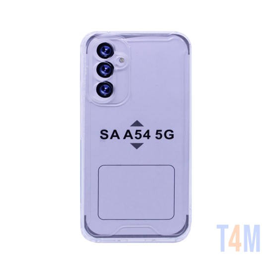 Hard Silicone Case for Samsung Galaxy A54 5G Transparent